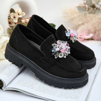 Royalfashion Mocasini de damă cu mărgele colorate Karonia