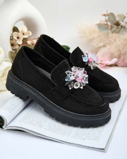 Royalfashion Mocasini de damă cu mărgele colorate Karonia