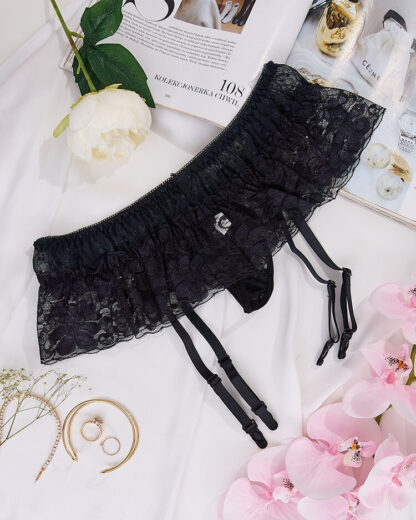 Royalfashion Chiloți tanga cu dantelă pentru femei