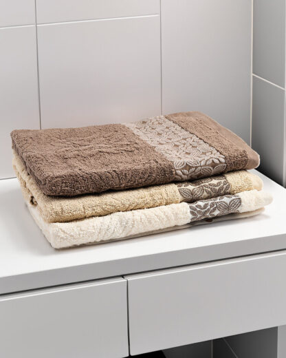 Royalfashion Set de 3 prosoape de baie