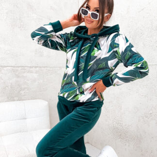 Royalfashion Set de bluză de catifea pentru femei