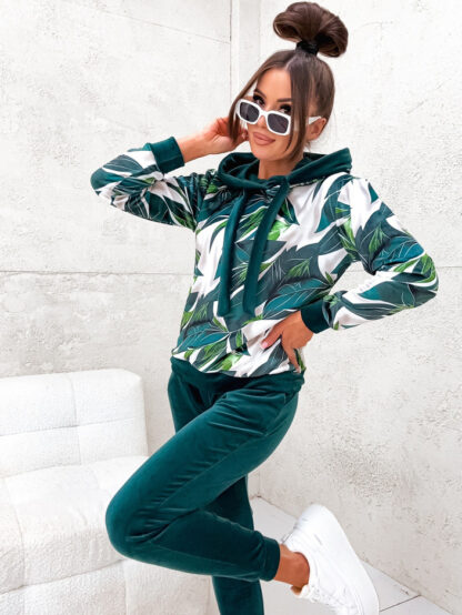 Royalfashion Set de bluză de catifea pentru femei