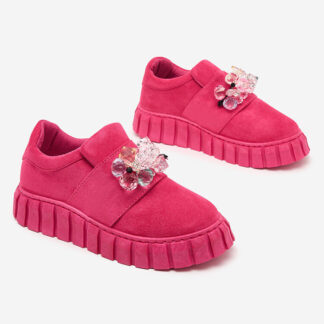 Royalfashion Pantofi sport cu semicercuri cu pietre colorate Resinello