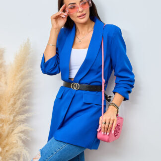 Royalfashion Blazer pentru femei cu curea