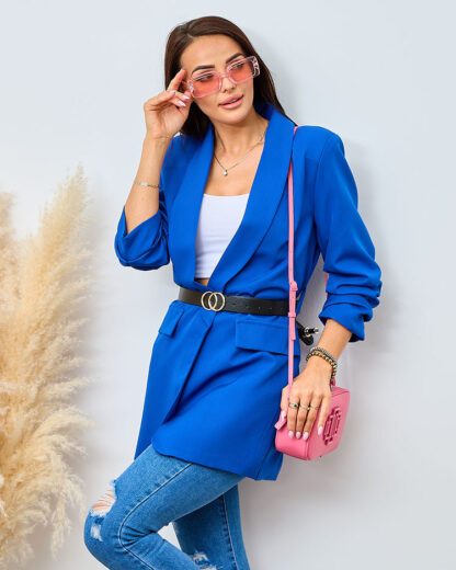 Royalfashion Blazer pentru femei cu curea