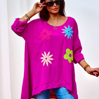 Royalfashion Tunică florală pentru femei