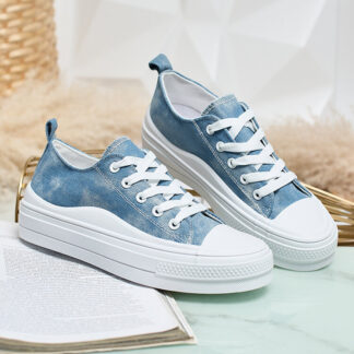 Royalfashion Adidași de damă a'la denim Tricket