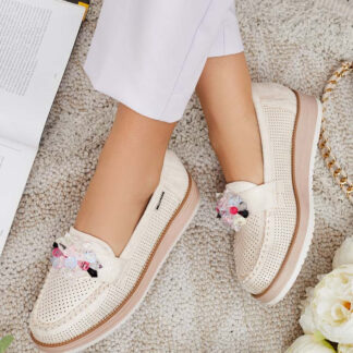 Royalfashion Mokassins cu pietre colorate Restea