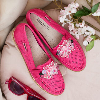 Royalfashion Mokassins cu pietre colorate Restea