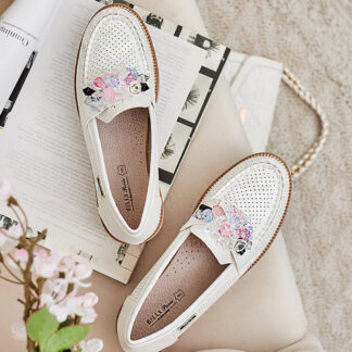 Royalfashion Mokassins cu pietre colorate Restea