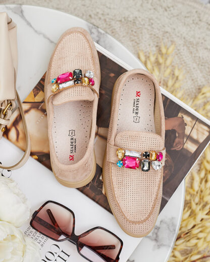 Royalfashion Mocasini de damă traforați Mettele