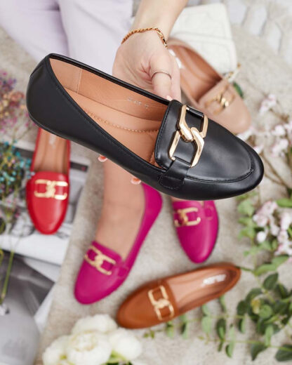 Royalfashion Mocasini cu decor pe nas Seberme