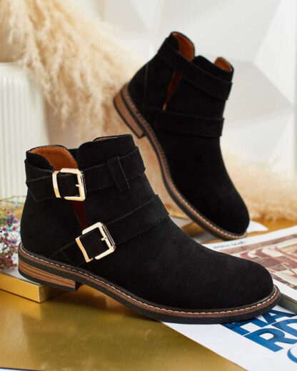 Royalfashion Cizme cu decupaj Geronsa pentru femei
