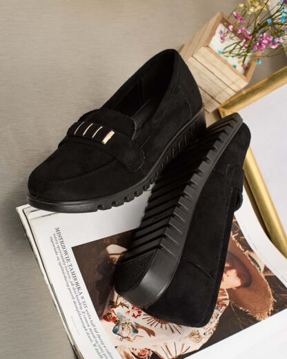 Royalfashion Mocasini de damă cu ornament Lessop