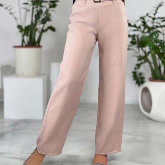 Royalfashion Pantaloni largi din țesătură pentru femei