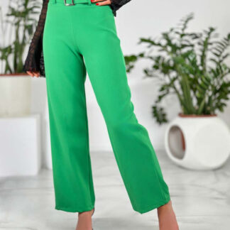 Royalfashion Pantaloni largi din țesătură pentru femei