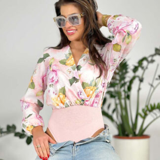 Royalfashion Body cu imprimeu pentru femei