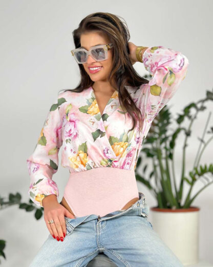 Royalfashion Body cu imprimeu pentru femei