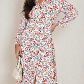 Royalfashion Rochie midi cu model pentru femei