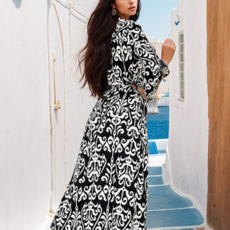 Royalfashion Rochie midi cu imprimeu pentru femei