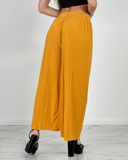 Royalfashion Pantaloni largi plisați de damă