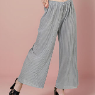Royalfashion Pantaloni largi plisați de damă