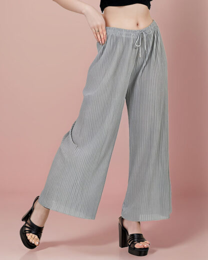 Royalfashion Pantaloni largi plisați de damă