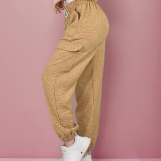 Royalfashion Pantaloni largi de damă cu buzunare