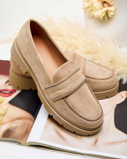 Royalfashion Mocasini de damă cu zirconii Eroime