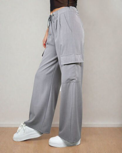 Royalfashion Pantaloni largi de damă cu buzunare