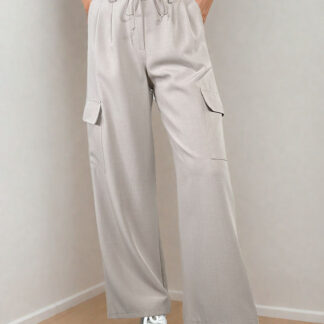 Royalfashion Pantaloni largi de damă cu buzunare