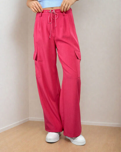 Royalfashion Pantaloni largi de damă cu buzunare