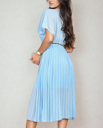 Royalfashion Rochie midi plisată pentru femei