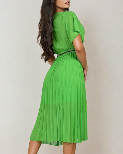Royalfashion Rochie midi plisată pentru femei