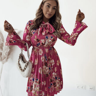 Royalfashion Rochie mini cu motive florale pentru femei