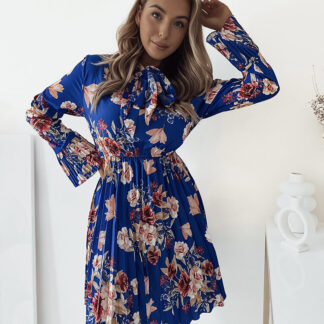 Royalfashion Rochie mini cu motive florale pentru femei