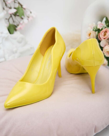 Royalfashion Pantofi cu toc stiletto lăcuit Garolle pentru femei