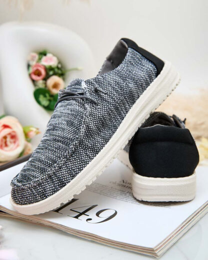 Royalfashion Pantofi cu șiret pentru femei Seleptes Lace-up Half Shoes