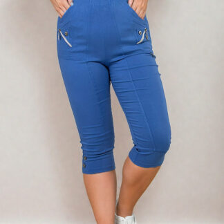 Royalfashion Pantaloni de damă din stofă 7/8 PLUS SIZE