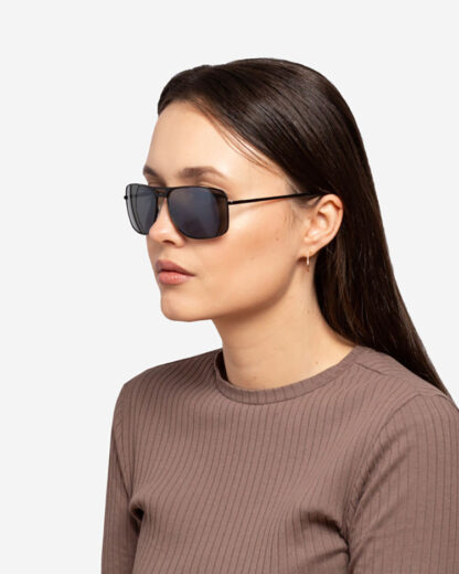 Royalfashion Ochelari de soare cu ramă neagră