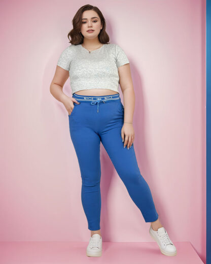 Royalfashion Pantaloni din stofă pentru femei PLUS SIZE
