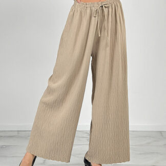 Royalfashion Pantaloni largi plisați de damă