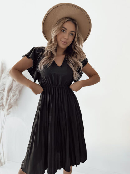 Royalfashion Rochie midi plisată de damă