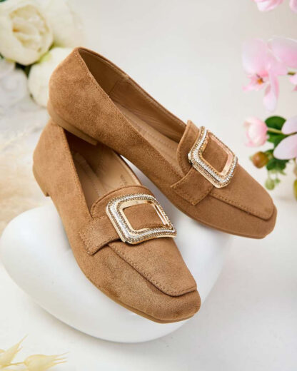 Royalfashion Mocasini de damă cu cataramă Serbento