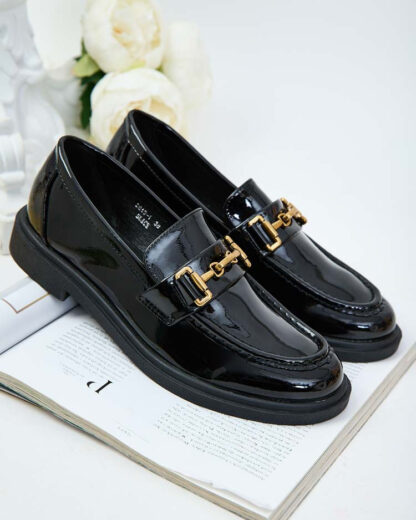 Royalfashion Mocasini lăcuiți de damă Abevsa