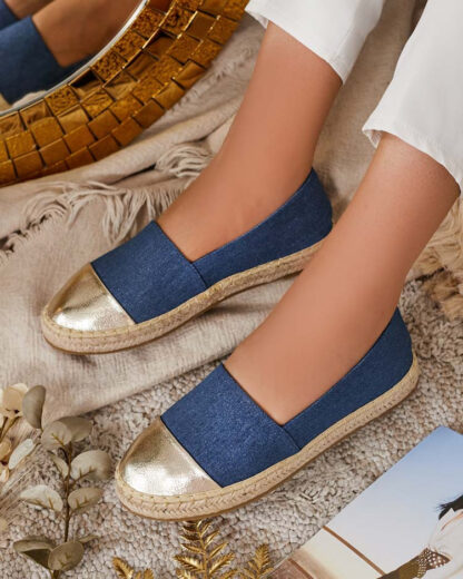 Royalfashion Espadrile de damă a'la denim Anerta