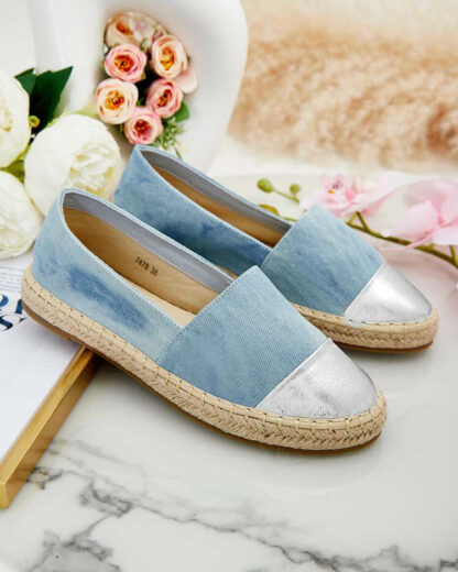 Royalfashion Espadrile de damă a'la denim Anerta