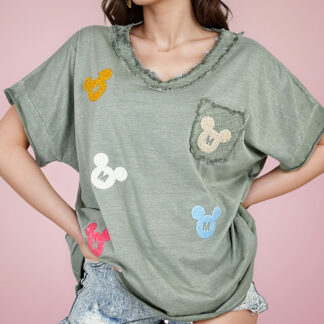 Royalfashion Tricou pentru femei cu petice