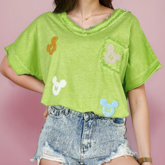 Royalfashion Tricou pentru femei cu petice