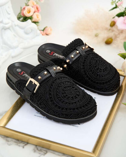 Royalfashion Flip-flops pentru femei cu broderie Leronip